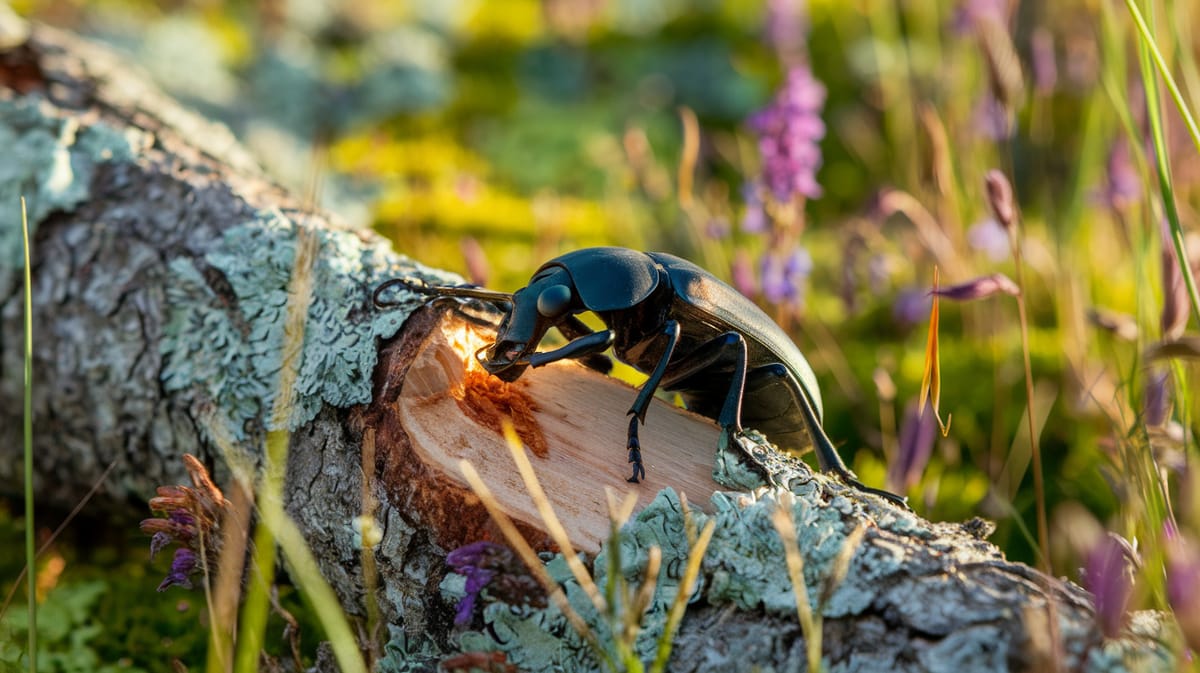 Bark Beetle - Food