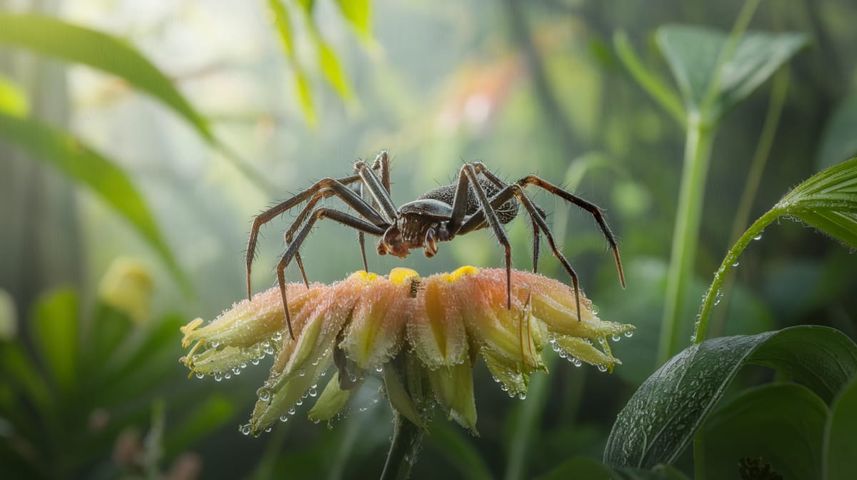 Black Tail Crab Spider