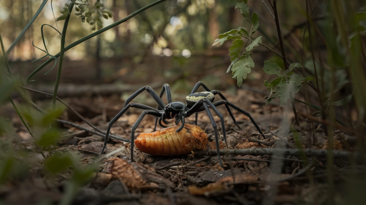 Black Tail Crab Spider - Thumbnail 2