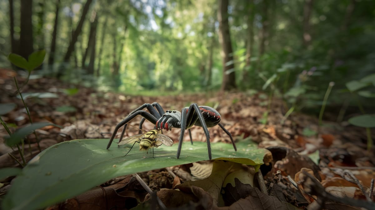 Black Tail Crab Spider - Thumbnail 4