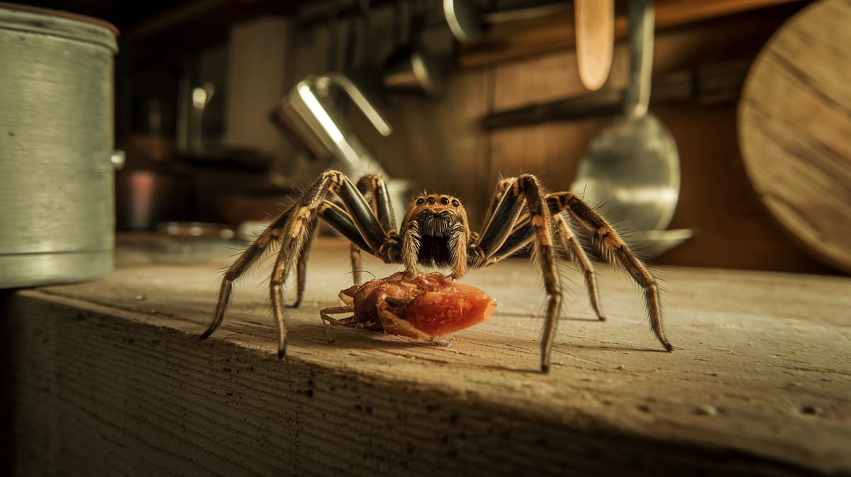 Brown Recluse Spider - Food