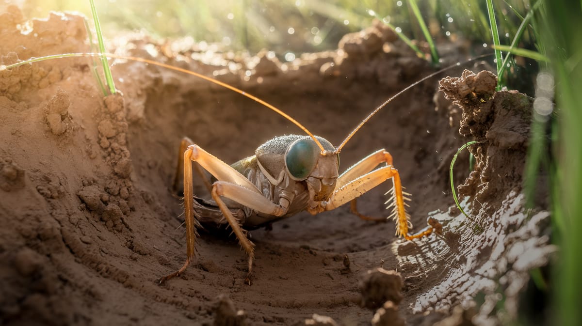 Common Mole Cricket - Thumbnail 3