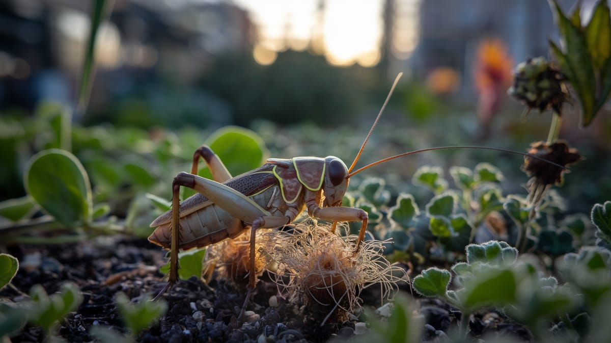 Common Mole Cricket - Food