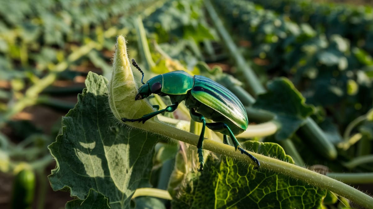 Cucumber Beetle - Food