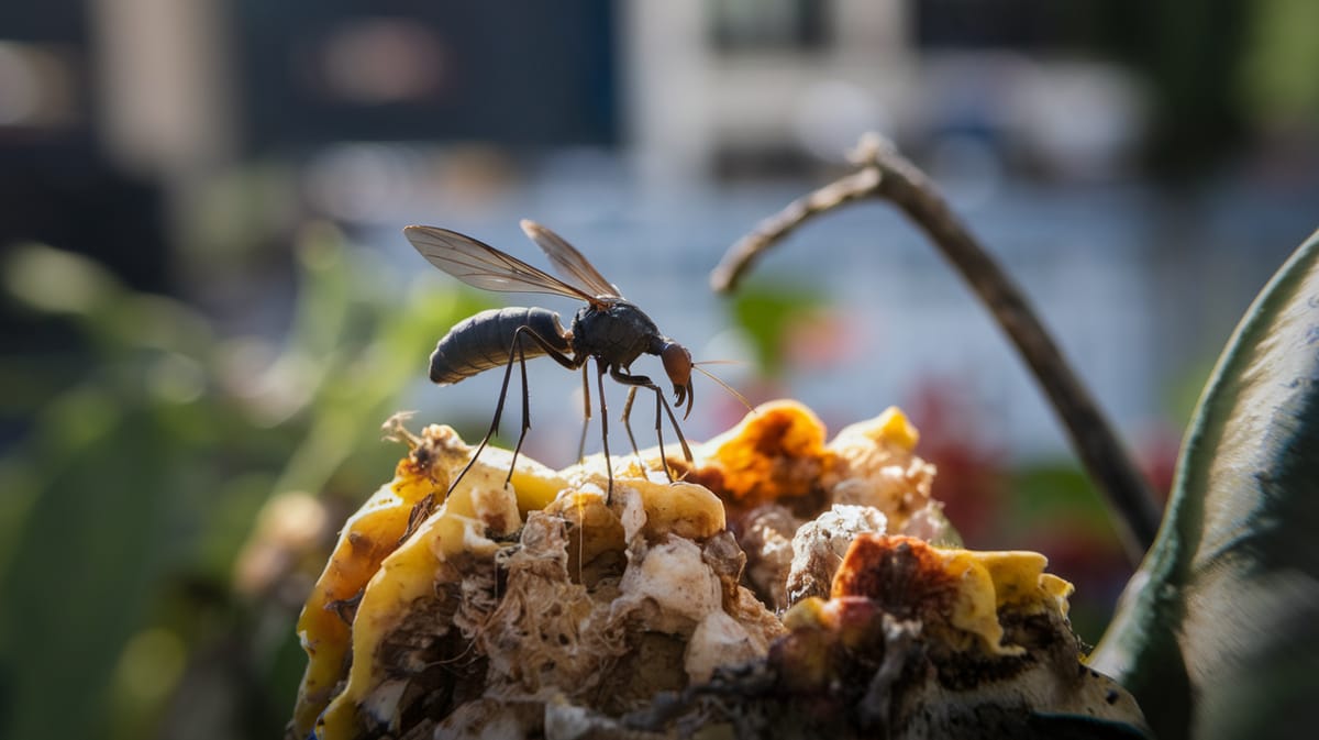 Dark Winged Fungus Gnat - Thumbnail 2