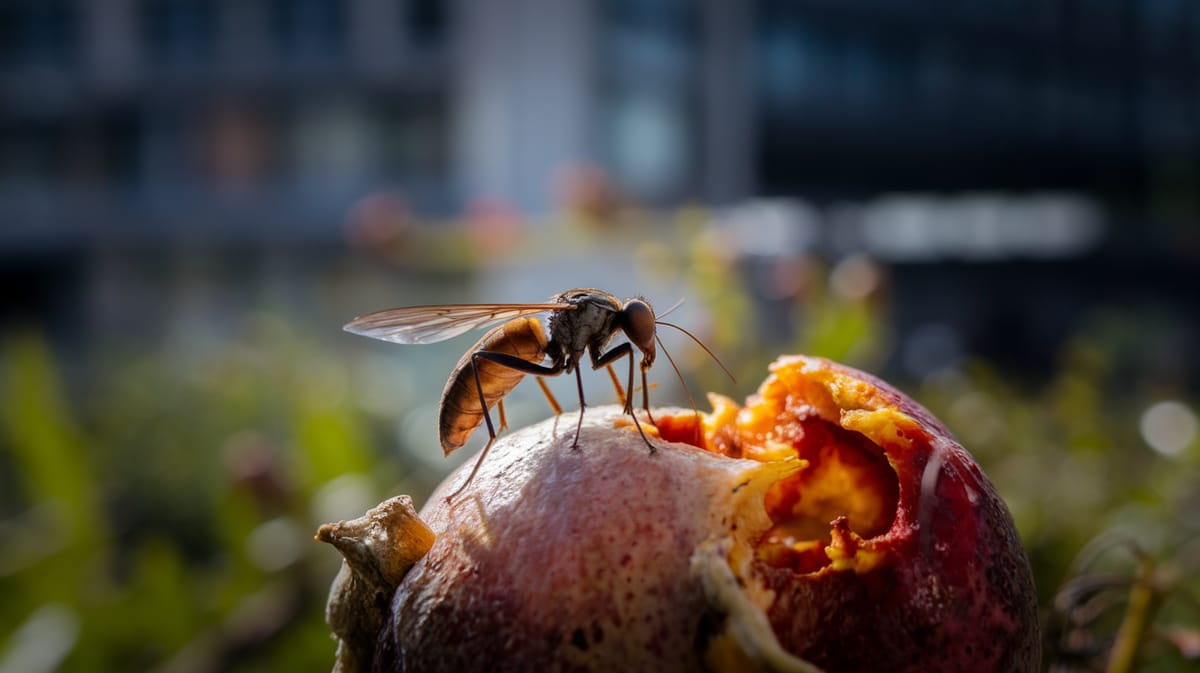 Dark Winged Fungus Gnat - Food