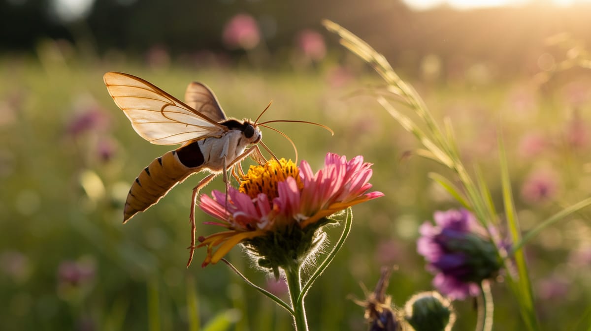 Hornet Moth - Food