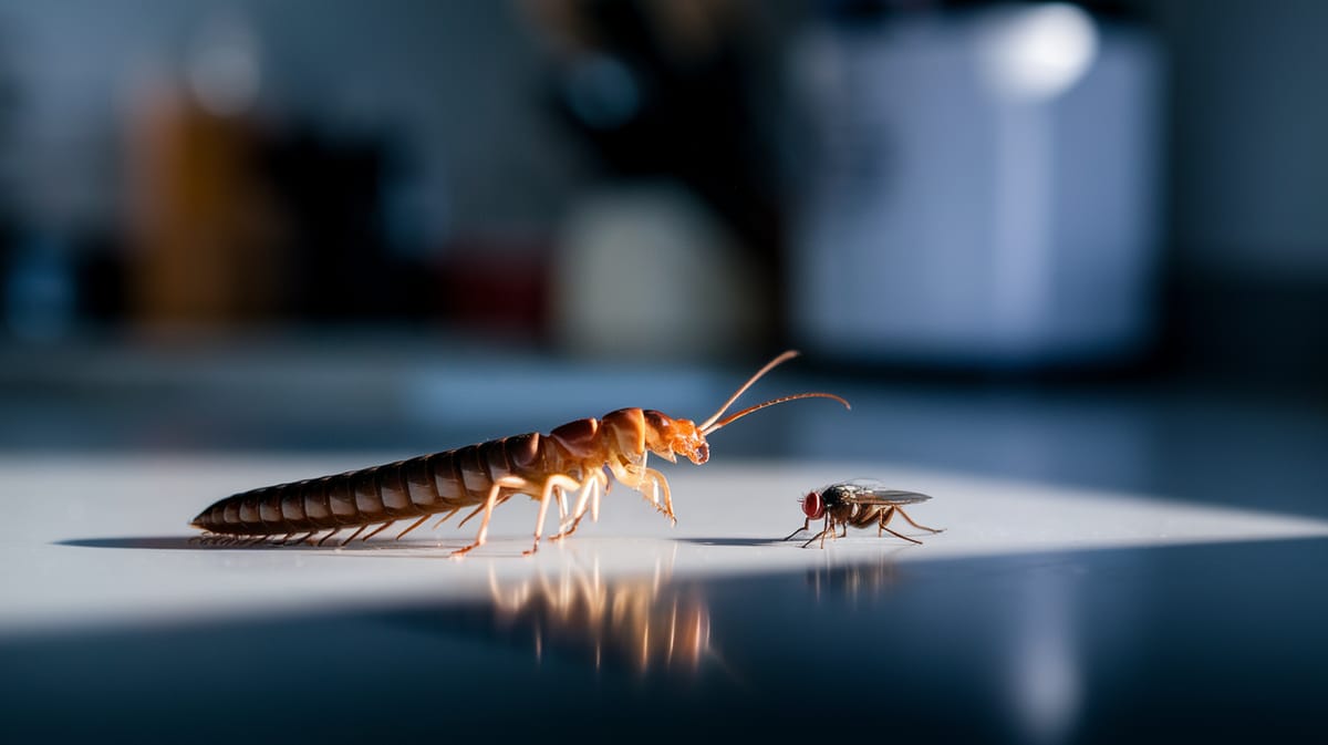 House Centipede - Food