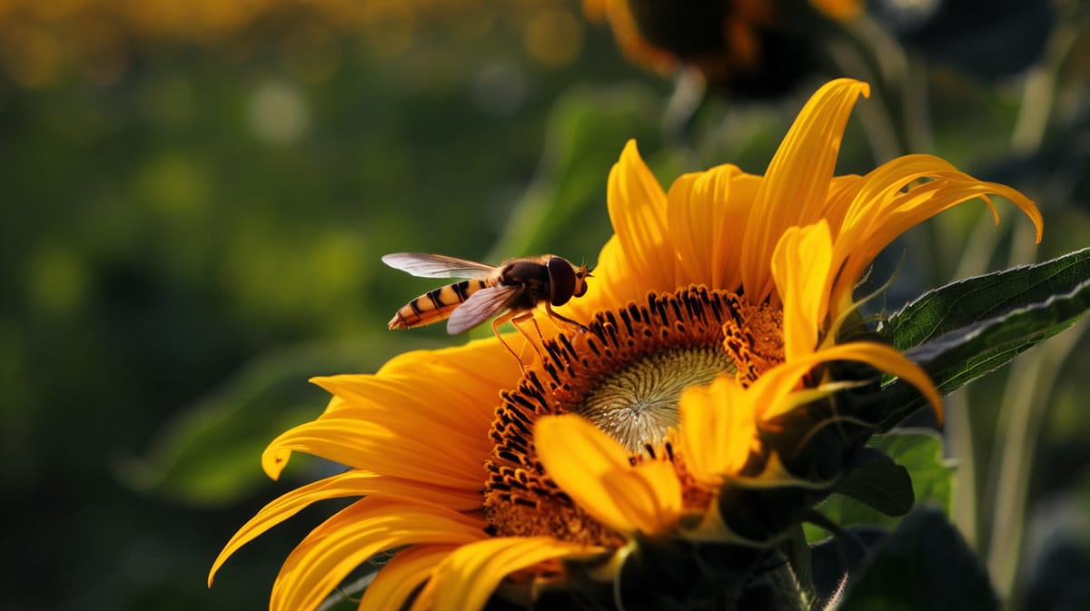 Hoverfly - Food