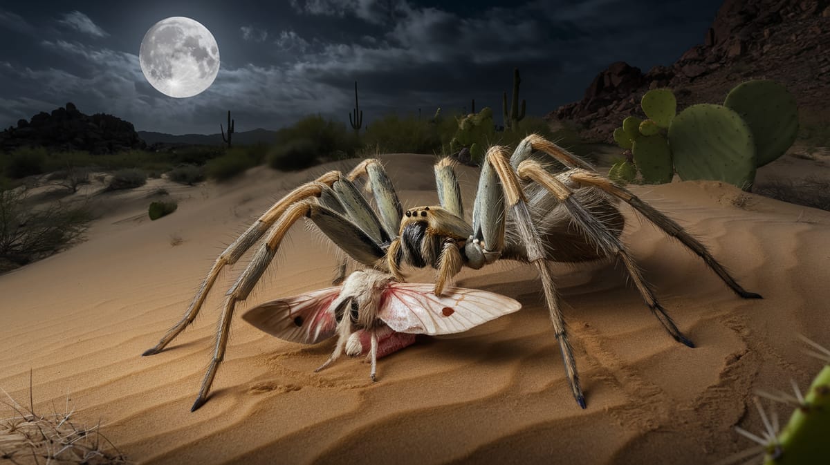 Wolf Spider - Food