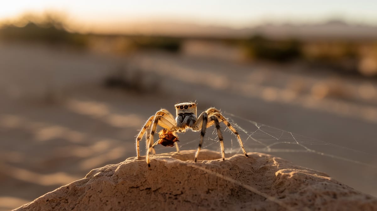 Jumping Spider - Food