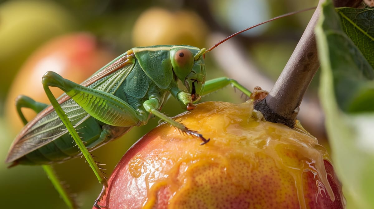 Food sources for Katydid - Herbivorous